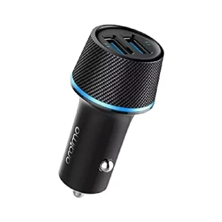 Oraimo Car Charger 10.5W Dual Ports, USB Fast Charging Technology, Multi Protection System, Universal Compatibility, LED Indicator OCC- 21D+D61