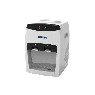 BRUHM 2 TAPS (Hot, Cold) TABLE TOP WATER DISPENSER COMPRESSOR (WHITE, BDT-1152)