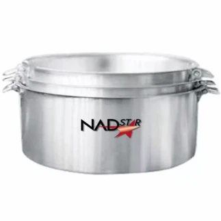 Nadstar8 Aluminum Sufuria 3pc set 1st 64-68-72 Cookware Set Tope Cooking Pot with Lid and Handle for Commercial Use - Kitchen Heavy Duty