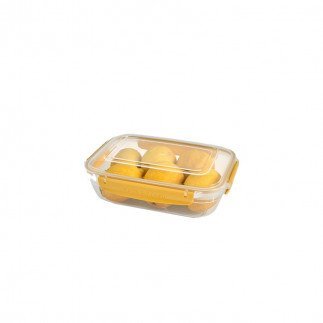 Dunya Plastic Container Rectangle 310ml Master Rectangle 30841 - 3Pcs