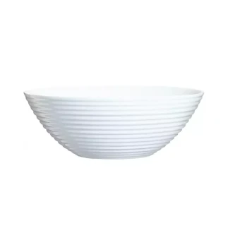 Luminarc Harena Salad Bowl 27cm White N7466 (Pack of 6Pcs)