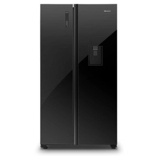 Hisense 514L Side by Side Refrigerator with Twist ice maker and Water Dispenser H670SMIB-WD