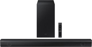Samsung 2.1ch 410W Soundbar with Dolby Audio, DTS Virtual:X, Subwoofer HW-B550/ZA , Bluetooth Multi-Device Connection,  2022, Black