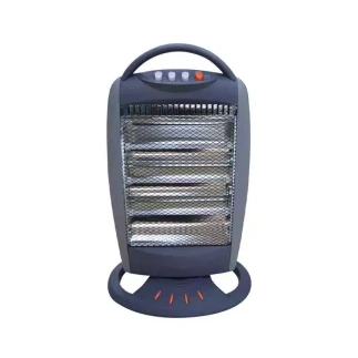 Decakila Room Heater 1200W 3 Heating Levels Oscillation Function Adjustable Thermostat Instant Heating Automatic Tip Over Protection Light Weight KEFH001B