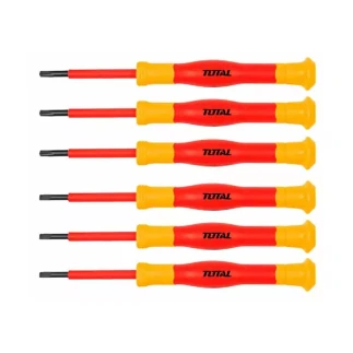Total Screw Driver Precision 6pcs Set Insulated THKIPSD0601