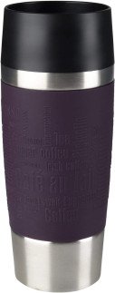 Tefal Travel Mug, Stainless Steel, Purple, 0.36 L K3085114