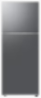 Samsung Refrigerator 415L Double Door, No Frost, Multi Flow Cooling, Deodorizer, Twist Ice Maker, Tempered Glass, Smart Things, Wi-Fi Silver RT42CG6621S9UT