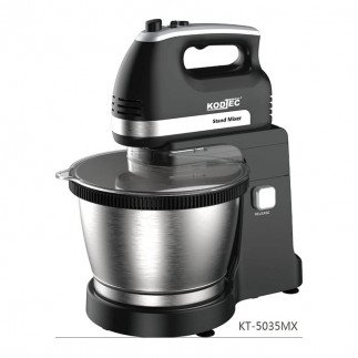 Kodtec Hand Mixer with Bowl 300W 3.5L, 5 Speeds + Turbo 2 Attachments KT-5035MX