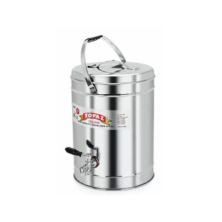 Topaz Tea Can Stainless Steel 10L Eco-Friendly Tea/Coffee Urn Hot & Cold Pot Leak Proof Food Grade TC10