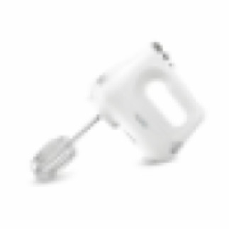 Decakila Hand Mixer 200W 6 Speed With Turbo White Steel Beaters & Hook With Speed Control Knead or Beat & Mix KEMX001W