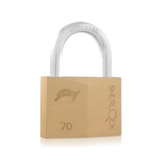 Godrej Ultra Sherlock Padlock 16 Pin 70mm with 3 Keys, Blister Finish