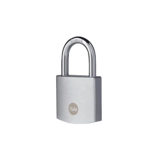 Yale Padlock 40mm Brass With Silver Finish