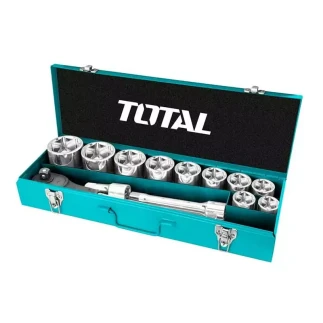 Total Socket Spanner DR Socket 15pcs Set ¾" THT341151