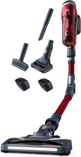 TEFAL X-Force 8.60 Cordless Vacuum Cleaner, Animal Kit, 0.55 Litre, 185 Watts, 45min Run Time, Grey / Red, TY9679HO, 1 year manufacturer warranty