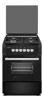 Bruhm Cooker 60×60cm, 4 Gas Burners, Electric Oven, BGC-6640TB