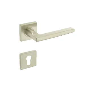 Yale Tubular Rose Lever Handle Satin Nickel 038 - Martina