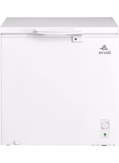 Evvoli 200 Liters Single Door Chest Freezer EVCFM-200W White