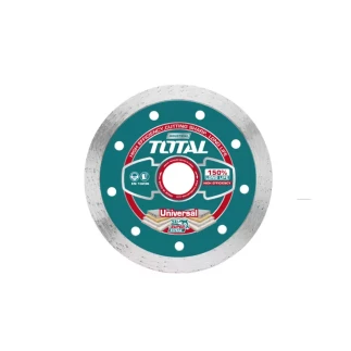 Total Wet Diamond Cutting Disc 180mm Continous Rim for Stone, Concrete, Brick Cutting TAC2121801