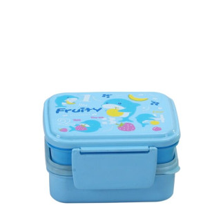 Lionstar Lunch Box Enzona Twin SB-34 Kids Meal Box Tiffin Box, Lunch Box Leak Proof Plastic Lunch Box BFA Fre