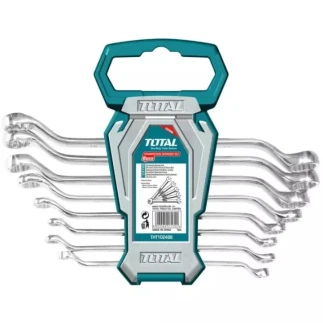 Total Offset Ring Spanner Set 8pcs THT102486