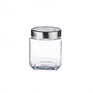 Sarina Pop Jar With Metal Lid 1000ML S830