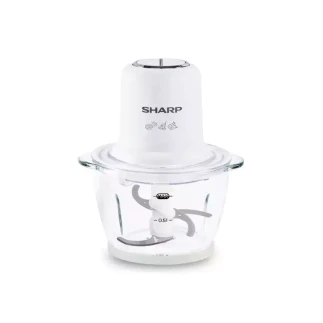 Sharp Chopper 1.2L 350W with 4Pcs Stainless Steel Blades, 2 Speed Setting EM-CP31-W3 (6pcs/Carton)