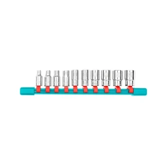 Total Socket Spanner Set 1/2" Pack of 10 THT121101