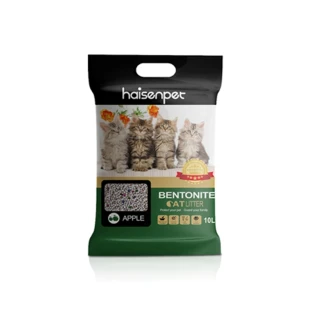 Haisenpet Cat Litter Ball Shape Bentonite 10L (8kg) Apple Scent