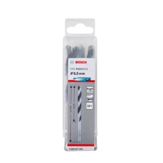 Bosch Twist Drill Bit PointTeQ HSS G 8.5mm (2608577253) – High-Speed Steel Precision Drill Bit for Metal