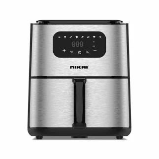 Nikai Air Fryer 4.2L Multifunctional Low Oil Fryer 1520W Non Stick Coating Pan with Dishwasher Safe, Overheat Protection Temperature Control, Timer, Automatic Shut-Off NAF388D3