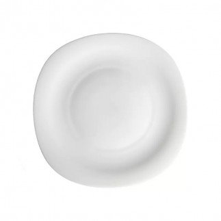 La Opala Quadra Soup Plate Square White 9 inches 0277