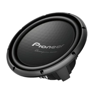 Pioneer Speaker 12" Single Voice Coil, 4 Ohm Component Subwoofer, Suitable for Enclosed Use, 1500 W Max, 400 W Nominal Power TS-W32S4