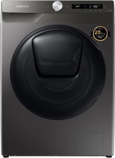 Samsung 9KG Washer + 6Kg Dryer Combo Washing Machine With Ai Control, Addwash, Airwash And Ecobubble, WD90T554DBN/NQ
