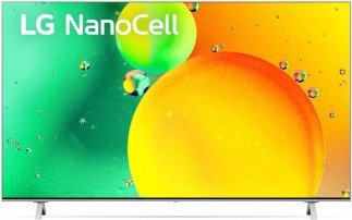 LG NanoCell TV 65 Inch NANO77 Series, Cinema Screen Design 4K Active HDR WebOS Smart AI ThinQ - 65NANO77