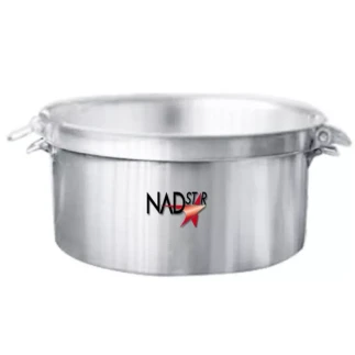 Nadstar8 Aluminum Sufuria 2pcs with Lid & Handle 72-76 Cookware Set Tope Cooking Pot with Lid and Handle for Commercial Use - Kitchen Heavy Duty