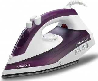 Kenwood Steam Iron 2000Watts, 250Ml Capacity, Non Stick Sole Plate, Power 18/120G, Purple Stp40.000Wp.