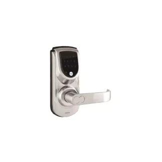 Yale Digital Door Lock Handle Chrome Plate