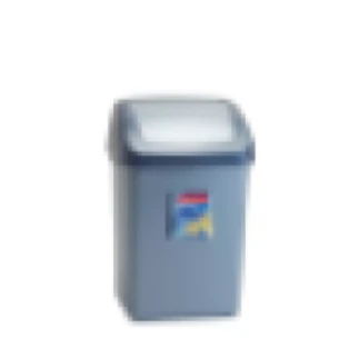 Lionstar Dustbin 10.7L Krista C-61 Square Swing Pal Flip Top Waste Bins Large With Swing Lid BPF Free Plastic
