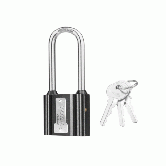 Total Iron Padlock Long Shackle 32mm with 3 keys TLK31321L