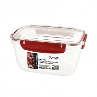 Dunya Plastic Container Rectangle 3000ML Master Rectangle 30864 - 2Pcs