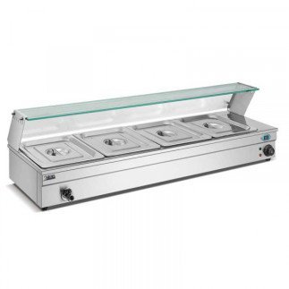Generic Commercial Bain Marie Table Top 4 Pan Electric Food Warmer BMF-EH4