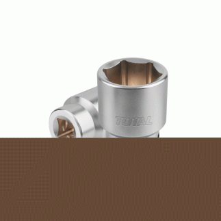 Total Socket Spanner Hexagonal 3/4" 38mm for Mechanical, Construction and Automobile Repair Industries, Chromed Plated THHAST34381
