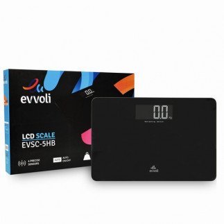 Evvoli Digital Kitchen Scale 4 Precise Sensors Tanzania - Black | EVCS-5HB