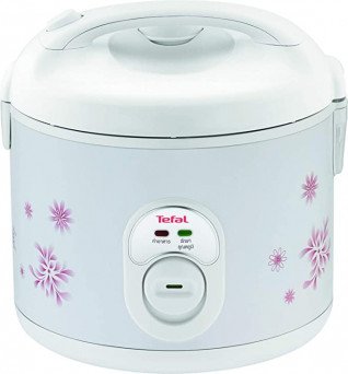 Tefal Rice Cooker, 1.8 Liter Tanzania (White, RK101827)