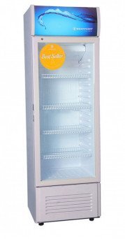 WESTPOINT Single Door Showcase Chiller Fridge 338L Tanzania (White – WPX-4117)