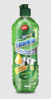 Haco Sparkle 500ml Dish Washing Liquid Lemon Lime Soap