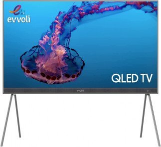 Evvoli 86 Inch 4K QLED  Android Smart TV  86EV600QA Tanzania, Certified Android Tv By Google - Black/Grey
