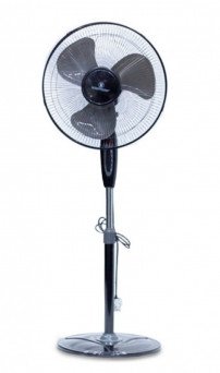 Westpoint Fan Round Base 16" inch Tanzania (Black, WSUS-1619.N)