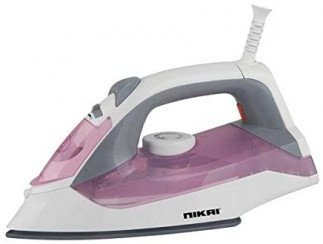 Nikai Steam Iron 1600 Watt,White - NSI858A Tanzania