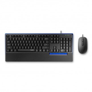 Rapoo NX2000 Wired Optical Mouse & Keyboard Combo Tanzania